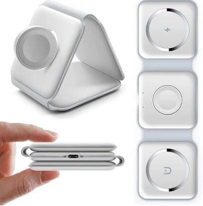 Base Cargador magnetico plegable 3 en 1