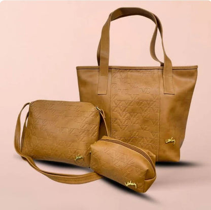 NUEVO TRIO DE BOLSOS EN CUERO