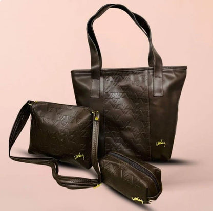 NUEVO TRIO DE BOLSOS EN CUERO
