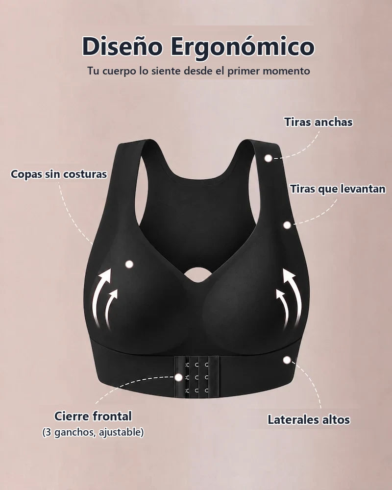 Brasier Postura Bella negro